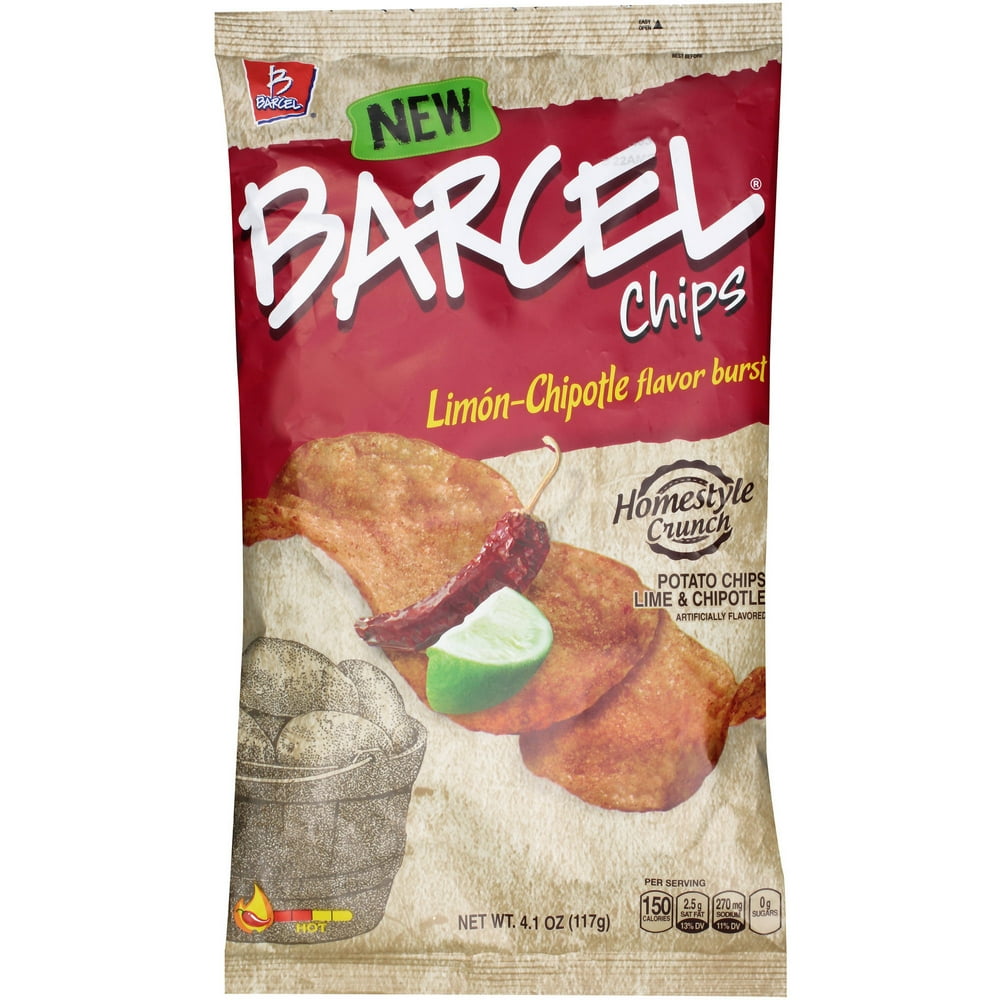 Barcel LimonChipotle Flavor Burst Potato Chips, 4.1 oz