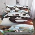 thumbnail image 3 of Housse de Couette Kung Fu Panda Animation avec Taies d'Oreiller Imprimé Animation avec Fermeture Éclair Housse de Couette, 3 of 5