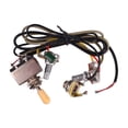 thumbnail image 2 of Guitar Harness, Yellow  Guitar Wiring Harness Prewired 3 Way Toggle Switch  For Performance, 2 of 8