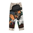 thumbnail image 4 of Daiia Pug Dog Women's Sleep Pant with Pockets and Drawstring,Pajama Pants-Large, 4 of 9