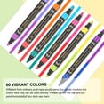 thumbnail image 5 of Acrylic Paint Marker Pens, Long Lasting Colors Paint Pens with Fine and Brush Tip, Paint Art Markers Set for Rock Wood, Metal, Plastic, Glass, Canvas, Ceramic, Easter Egg and DIY, 5 of 10