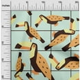thumbnail image 2 of oneOone Polyester Spandex Black Fabric Tropical Toucans Birds Sewing Material Print Fabric By The Yard 56 Inch Wide, 2 of 4