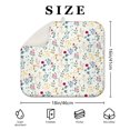 thumbnail image 4 of Pioneer Flower Floral Print Pattern Dish Drying Mat for Kitchen 1 Pack, Ultra Absorbent Microfiber Dishes Drainer Mats,16"x18", 4 of 6