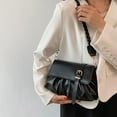thumbnail image 5 of Bolso de mensajero de PU de moda, sencillo, informal, de primavera, con un solo hombro debajo del brazo, 5 of 5