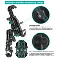 WINDFRD Vibration Dampening Motorcycle Phone Mount, Protect Fragile