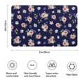 thumbnail image 3 of Pioneer Flower Floral Print Pattern Bathroom Rugs Mat, Non Slip Microfiber Bathroom Rug with Rubber Backing, Soft Mats for Bathroom Floor Tub Shower, 20"x32", 3 of 5
