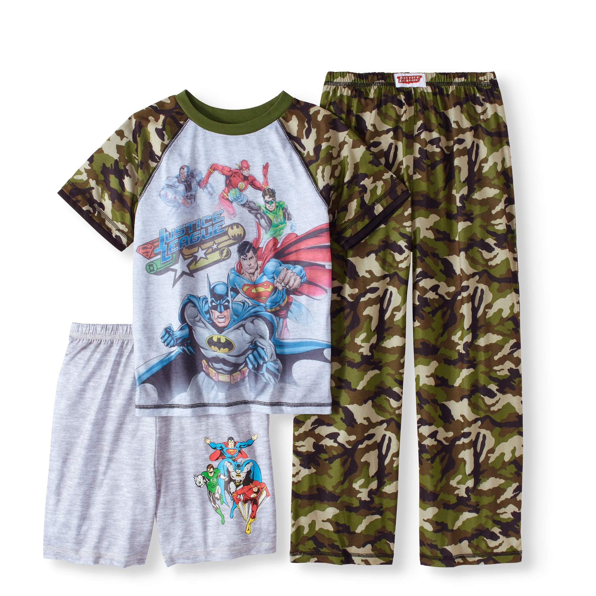 Boys Care Justice League 4 Piece Sleepwear set Pyjama Set Age 7