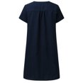 thumbnail image 4 of adviicd Dark Blue Womens Summer Dresses Fashion Women's V-Neck Fine Coverup, 4 of 5