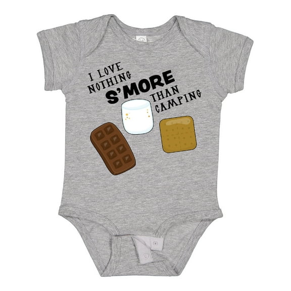 Inktastic I Love Nothing S'more Than Camping Boys or Girls Baby Bodysuit