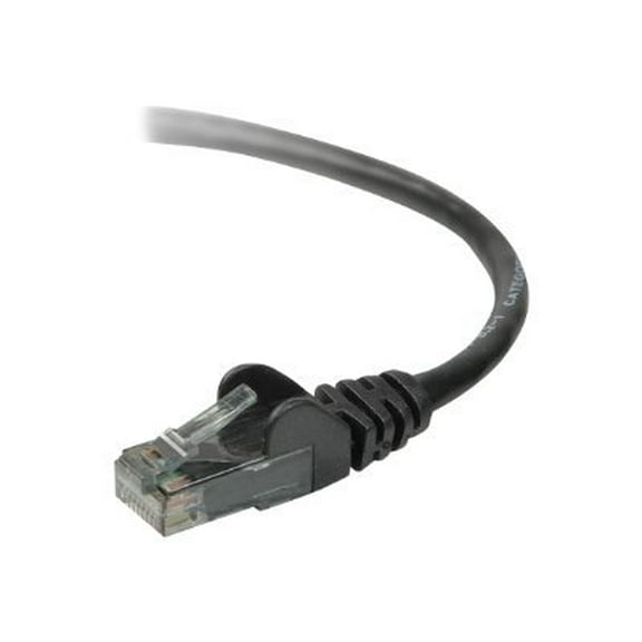 Belkin - Patch cable - TAA Compliant - RJ-45 (M) to RJ-45 (M) - 7 ft - UTP - CAT 6 - snagless, stranded - black