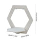 thumbnail image 3 of Estante Flotante de Pared Sin Taladro - Plástico Blanco, Instalación Sin Perforación y Sin Huellas, Repisa Decorativa para Plantas/Libros/Decoración del Hogar (29x29x21cm), 3 of 6