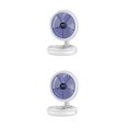 thumbnail image 4 of Wosthever Ventilador plegable USB Ventiladores de techo colgantes montados en la pared con luz LED Lámpara de con enfriador de aire ajustable de Con luz 2Conjunto, 4 of 6