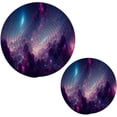 thumbnail image 7 of SKYSONIC Abstract Nebula Galaxy Trivet Round Hot Pads, Set of 2 Pot Holder Heat Resistant Trivets Cotton Thread Weave Mats for Kitchen Counter Hot Dishes Pot Teapot Table Decor, 7 of 7