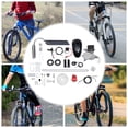 thumbnail image 3 of Peakora 100cc 2-Stroke Bicycle Engine Kit 44 Teeth Motorized Motor Bike Modified Set Low-Noise 440lbs Load Capacity Electric Bicycle Conversion Kit with 0.53gal Fuel Tank, 3 of 18