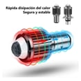 thumbnail image 3 of Linterna LED 10000 lúmenes, 5000 mAh USB recargable 26650 batería incluida, 61 modos de luz, zoom, largo tiempo de trabajo linterna táctica de mano para camping, senderismo, caza, emergencia, 3 of 8