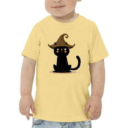 

Cute Halloween Kitten Witch Hat T-Shirt Toddler -Image by Shutterstock 5 Toddler