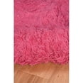 thumbnail image 6 of Riverbay Furniture Transitional Flokati Hand Woven Wool 5'x8' Rug in Pink, 6 of 6