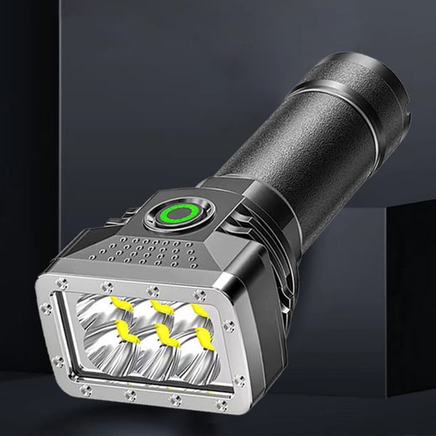 6LEDs Mini Linterna Luz fuerte 300LM Lámpara de camping 4W 800mAh Iluminación exterior