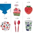 thumbnail image 2 of Fun Express Berry Party Ultimate Tableware Kit for 24 Guests, 2 of 3