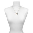 thumbnail image 2 of Delight Jewelry Rose Gold-tone Crystal Initial - M - Silvertone Senior Class of 2026 Dome Necklace, 18", 2 of 5