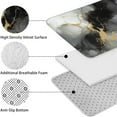 thumbnail image 5 of Gray Black Gold Marble Pattern Bathroom Rugs Sets 3 Piece,Toilet Cover Set,Absorbent Non Slip Bathroom Mats Sets with U-Shaped Contour Rug Toilet Rug Set, 5 of 5