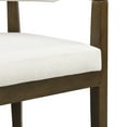thumbnail image 6 of Christopher Knight Home Modern Dining Chairs, Open-Back, Solid Wood Frame, Walnut, Set of 2, 6 of 9