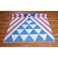 thumbnail image 4 of Casavani Indian Traditional Home Décor Kilim, Blue 6x6 ft, 4 of 6