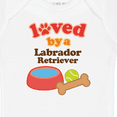 thumbnail image 4 of Inktastic Labrador Retriever Loved by a Boys or Girls Baby Bodysuit, 4 of 5