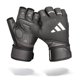 thumbnail image 1 of Guantes de Entrenamiento y Levantamiento de Pesas Adidas sin Dedos con Muñequera, 1 of 6