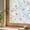 Flower Dream, variant on Fancy-fix Window Privacy Film, Stained Glass Decorative Static Cling, for Home Kitchen Living Room, Rainbow Crystal Shards, 17.3 x 78.7in