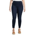 thumbnail image 2 of Terra & Sky Women's Plus Size Jeggings, 28" Inseam, Sizes 0X-5X, Single and 2-Pack, 2 of 5