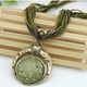 thumbnail image 1 of Awdenio Joyería para Mujer, Collar con Cuentas de cerámica étnicas Hippie Boho, joyería Bohemia, Regalo para Mujer,Green, 1 of 2