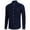 Navy, variant on yievot Dress Shirts for Men Corduroy Casual Lapel Button Button Chest Pocket Solid Color Long-sleeved Men's Shirt