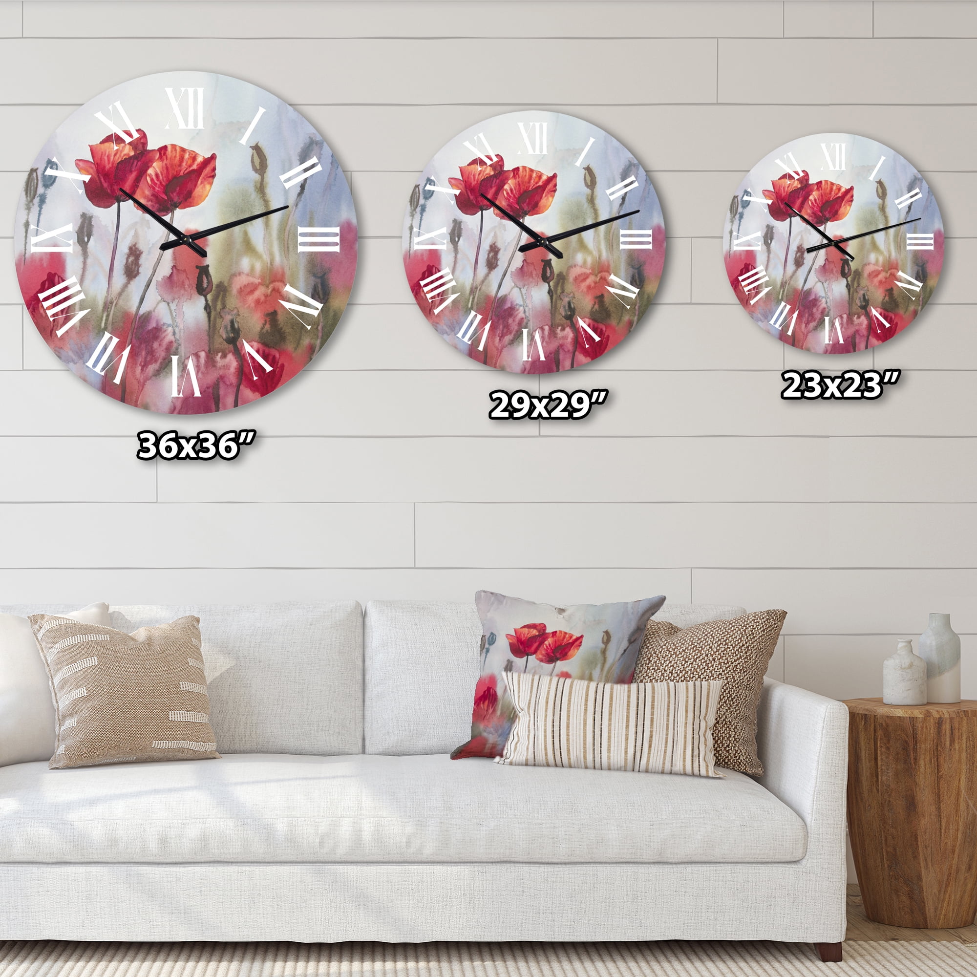 Designart 1 in Traditional Wall Clock