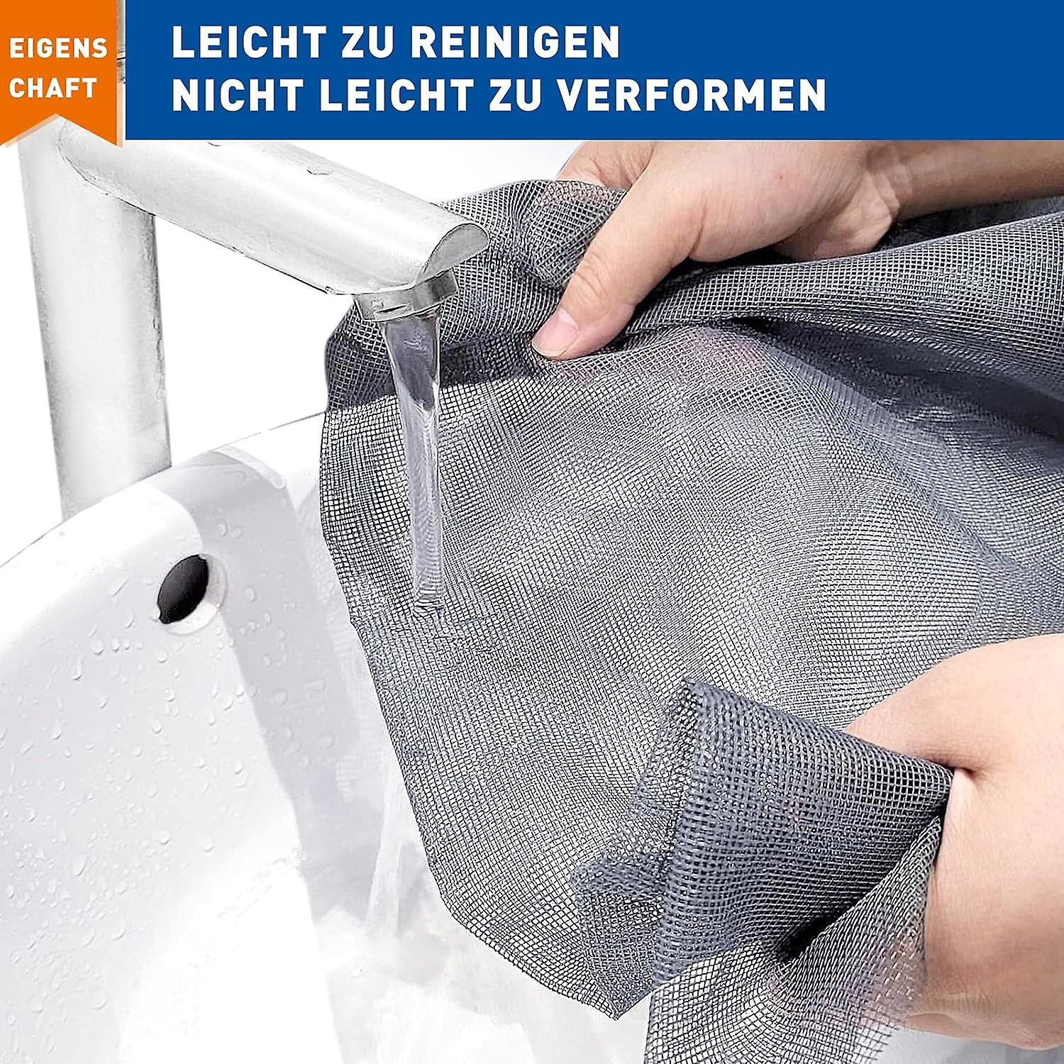 Mosquito Net Roll 120 x 300 cm, Mosquito Net Fabric by the Meter for Windows, Adjustable and Durable Fibreglass, Grey,