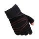 thumbnail image 1 of Guantes de fitness para hombres y mujeres, para deportes, equitación, medio dedo, muñequera fina, transpirables, equipo para mancuernas, entrenamiento, levantamiento de pesas, conducción, 1 of 6