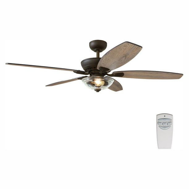 Home Decorators Collection Connor 54 In Led Bronze Dual Mount Ceiling Fan With Light Kit And Remote Control New Open Box Com - Home Decorators Collection Ceiling Fan Light Cover