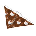 thumbnail image 3 of Honeii Sloths Need More Coffee print Pet Bandana，a stylish triangle accessory perfect for small to large dogs, puppies, and even cats, 3 of 5