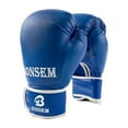 thumbnail image 1 of Thinsony Training Sparring Gloves For Kickboxing Reliable Hand Protection Wide Application Kick Boxing Gloves 10OZ-B1 Blue, 1 of 6