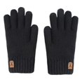 thumbnail image 5 of Ageoie Winter Gloves for Women Touch Screen Elastic Thermal Knit Lining Warm Gloves for Cold Weather Skiing Outdoor, 1 Pack, Black, 5 of 5