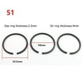 thumbnail image 3 of Air Compressor Piston+Piston Rings Parts Air Pump Accessories 42/47/48/51/65Mm, 3 of 4