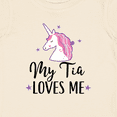 thumbnail image 4 of Inktastic My Tia Loves Me Unicorn Girls Baby T-Shirt, 4 of 5