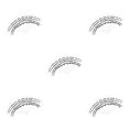 thumbnail image 1 of Tapones cónicos acrílicos y túneles de silicona Jumpingount 50pcs 14G-00G Blanco, 1 of 1