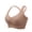 Brown-bras, variant on Womens Plus Size Lightweight Bras Wireless Criss Cross Back Thick Straps Bralette Fashion No Underwire Full-Coverage Pullover T-Shirt Bra XXL