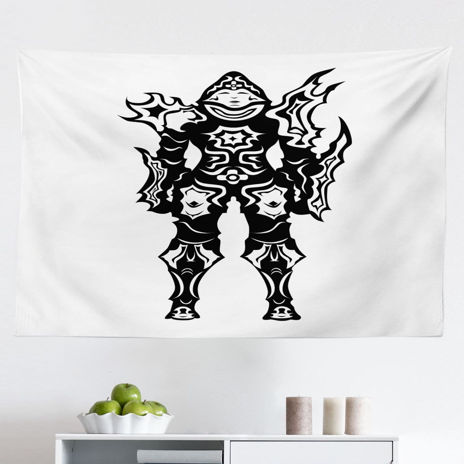Video Game Tapestry, Arrangement of Words Noob Guide Text Wordcloud Concept  at Role Playing Game, Fabric Wall Hanging Decor for Bedroom Living Room  Dorm, 2 Sizes, White Grey Pink, by Ambesonne -