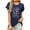 Navy, variant on Cilsoka My Orders Placed Womens Graphic Shirts Loose Fit Summer Tops for Women Over 50 Womens Crop Tops With Built In Bra Womens Blouses Summer Plus Size