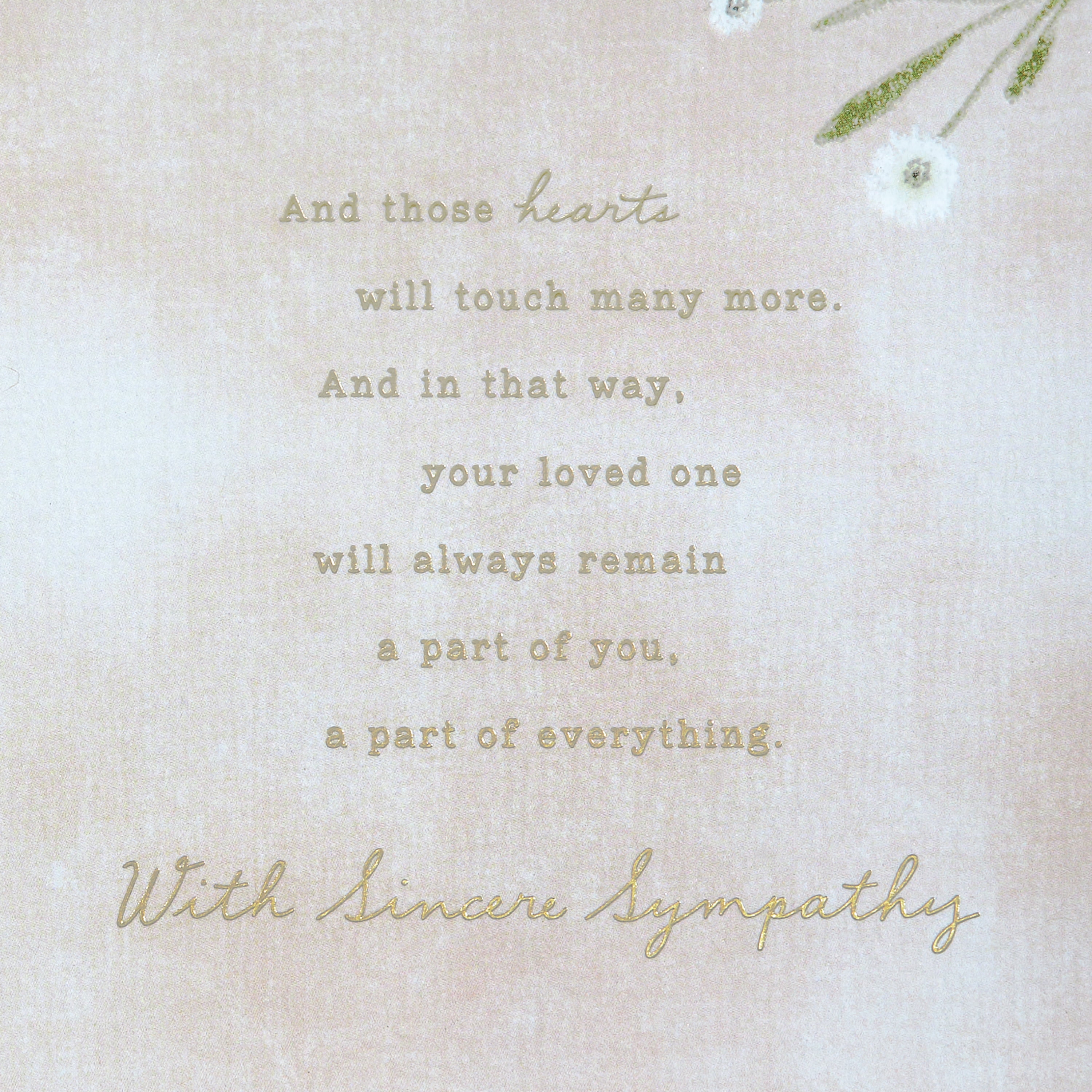 Hallmark Sympathy Card (Someone Very Special)