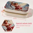 thumbnail image 5 of Cupid Velvet Portable Storage Box with Removable Compartment - a Stylish Decorative Box, Bracelet Holder, and Jewelry Stand - Gift, 5 of 7