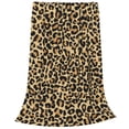 thumbnail image 2 of Balery Leopard Print Manta de Felpa Suave y Acogedora – Cobija de Franela Aterciopelada para Cama, Lavable y Cálida para Sofá, Mascotas, Transpirable-80"x60", 2 of 7
