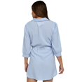 thumbnail image 3 of Vestido camisero Roman Fashion modelo 0848 azul M, 3 of 5
